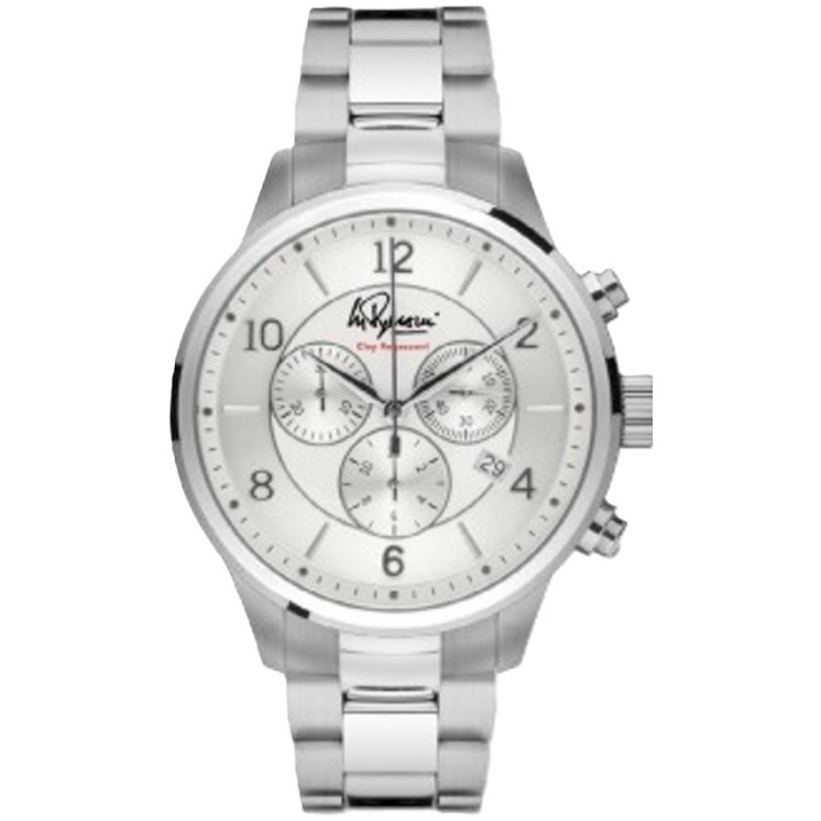 Clay Regazzoni Man 82 Swiss Chrono silver
