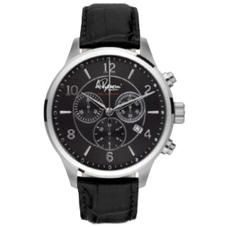 Clay Regazzoni Man 82 Swiss Chrono black leather