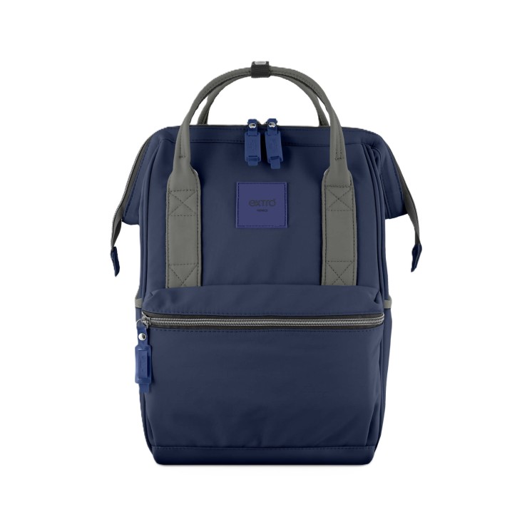 Marea Blue Navy Grey Backpack Bag