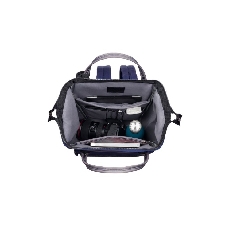 Marea Blue Navy Grey Backpack Bag