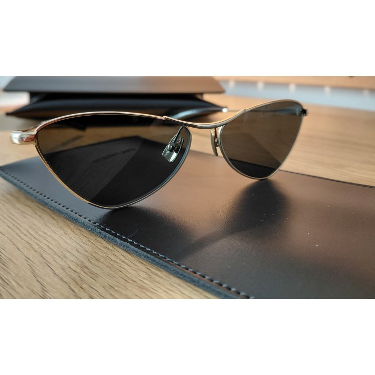YVES SAINT LAURENT SL 830 002 GOLD BLACK - WOMAN SUNGLASSES