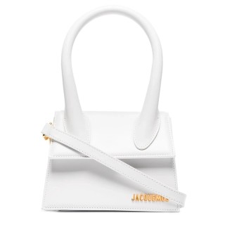 Jacquemus borsa a tracolla bianca chiquito moyen