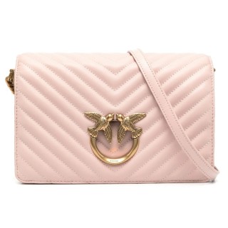PINKO love click classic nappa chevron - Borsa a mano