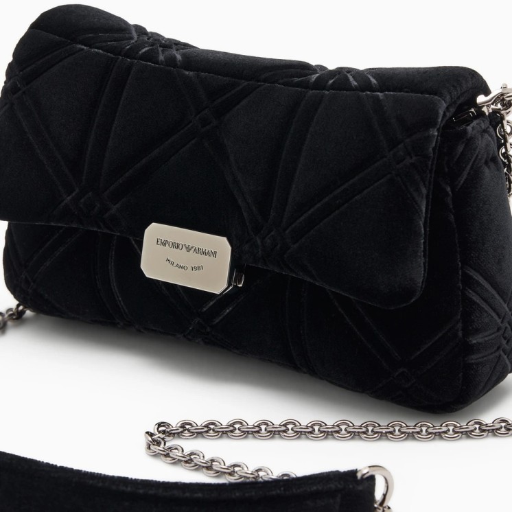 Emporio Armani black shoulder bag